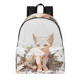 Cat Print  New Canvas Backpack
