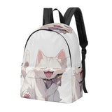 Cat Print  New Canvas Backpack