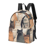 Cat Print  New Canvas Backpack