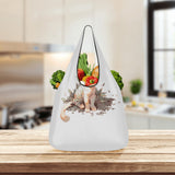 Cat Print  3 Pack of Grocery Bags