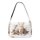 Cat Print  Journey Laptop Messenger & Shoulder Bag