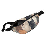 Cat Print  Fanny Pack