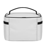All-Over Print Leather Cosmetic Bag