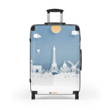 LFO - Luggage Factory - Blue Travels Suitcase