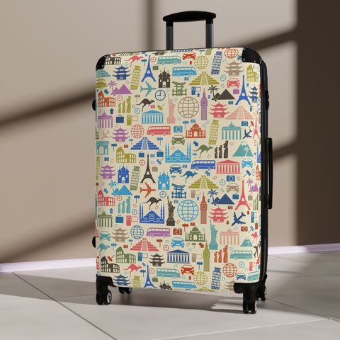 LFO - Luggage Factory - Travel Print Suitcase