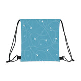LFO - Luggage Factory - Planes Trails - Outdoor Drawstring Bag