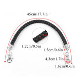 1pc PU Leather Braided Handles For Women's Bags DIY Replacement