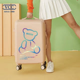 2022  cute suitcase with Cosmetic bag 20/22/24/26/28 inches girl
