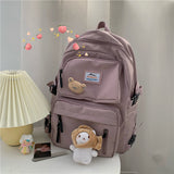 Cross-border special for shoulder bag female INS wind students Korean version of the original high school student backpack