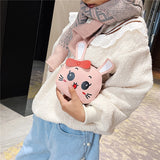 Round bag children's backpack tide boys cartoon 3 years old 2 years old Messenger bag cute strawberry fashion casual