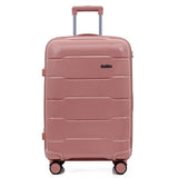 3 Pcs 20/24/28 Inch Travel Suitcase on Wheels Rolling Luggage Case
