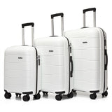 3 Pcs 20/24/28 Inch Travel Suitcase on Wheels Rolling Luggage Case