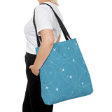 LFO - Luggage Factory - Planes Trails Tote Bag (AOP)