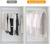 3D Zipper Clothes Dust Cover Clothes Storage Wardrobe Suit Case Cover