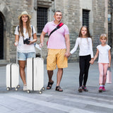 3Pcs ABS+PC Luggage Set Travel Suitcase Set Wiredrawing Trolley Case 3