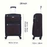 WEPLUS Suitcase, Simple Lightweight Travel Universal Wheel Trolley Case, Universal Luggage For Boys And Girls