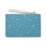 LFO - Luggage Factory - Planes Trails Clutch Bag
