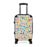 LFO - Luggage Factory - Travel Print Suitcase Carry On