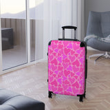 LFO - Pink Fluff heart Shape  - Suitcase