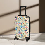 LFO - Luggage Factory - Travel Print Suitcase Carry On