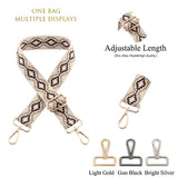 Adjustable Length Bag Strap Fashionable Full-colour Printing Women