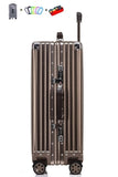 Aluminum Magnesium Designer Luggage Male And Female Universal Wheel