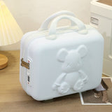 Cartoon Bear Mini Portable Carrying Suitcase Waterproof 14 Inch Gift