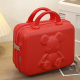 Cartoon Bear Mini Portable Carrying Suitcase Waterproof 14 Inch Gift