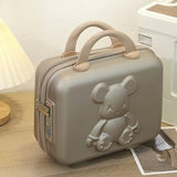 Cartoon Bear Mini Portable Carrying Suitcase Waterproof 14 Inch Gift