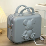 Cartoon Bear Mini Portable Carrying Suitcase Waterproof 14 Inch Gift