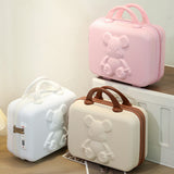 Cartoon Bear Mini Portable Carrying Suitcase Waterproof 14 Inch Gift