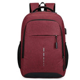Crossborder Mens Backpack Logo Largecapacity Simple Fashion Travel