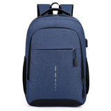 Crossborder Mens Backpack Logo Largecapacity Simple Fashion Travel