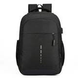 Crossborder Mens Backpack Logo Largecapacity Simple Fashion Travel