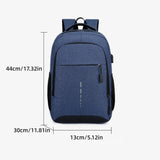 Crossborder Mens Backpack Logo Largecapacity Simple Fashion Travel