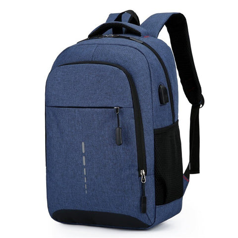 Crossborder Mens Backpack Logo Largecapacity Simple Fashion Travel