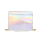 Fashion Shoulder Bag Women Laser Leather Crossbody