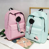 Fashion Women's Backpack Cute Small Student School Bags Adjustable