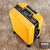 Fashion Rolling Luggage Aluminum Frame | Aluminum Usb Charging Trolley