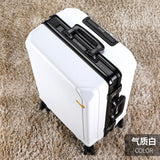 Fashion Rolling Luggage Aluminum Frame | Aluminum Usb Charging Trolley
