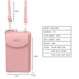 wallet women Diagonal PU multifunctional mobile phone clutch bag Ladies purse large capacity travel card holder passport cover