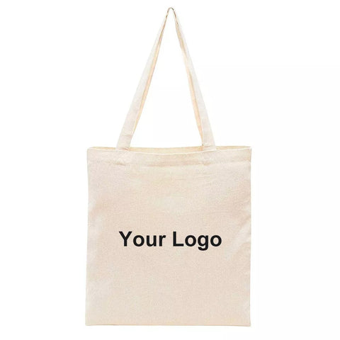 Hot Sale Wholesale 100pcs/lot Eco Friendly Cotton Shopping Canvas Tote