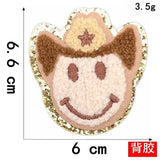 Ironing On Panda Love Patch Towel Embroidery Patches For Clothes DIY