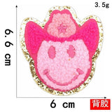 Ironing On Panda Love Patch Towel Embroidery Patches For Clothes DIY