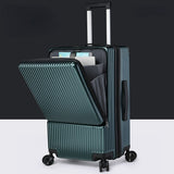 KANGSHILU Aluminum Frame 20 Inches Travel Suitcases Universal Wheel