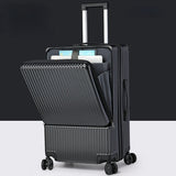 KANGSHILU Aluminum Frame 20 Inches Travel Suitcases Universal Wheel