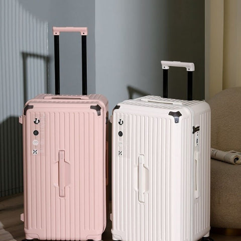 Large Suitcase Unisex Rolling Luggage Cabin Holiday Travel Anti-fall