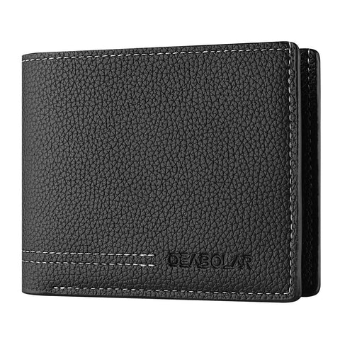 Men New Minimalist Wallet Ultra thin PU Leather Multi slot Newly