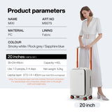 Mixi 2022 New Design Wide Handle Suitcase Men Carry-on Luggage Women