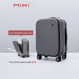 Mixi Patent Design Aluminum Frame Suitcase Carry On Rolling Luggage
